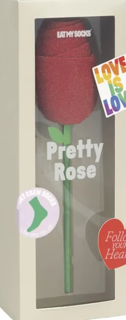 Strømper - Pretty Rose Red