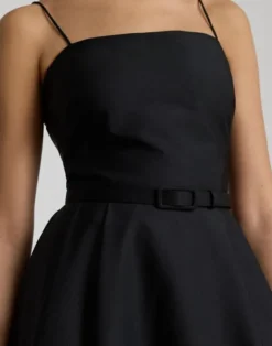STRUCTURED FAILLE-WVN-DRESSES