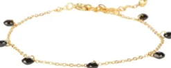 Susan Black Zirconia Bracelet - Gold
