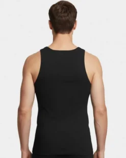 Tanktop Fine Rib Pure Cotton