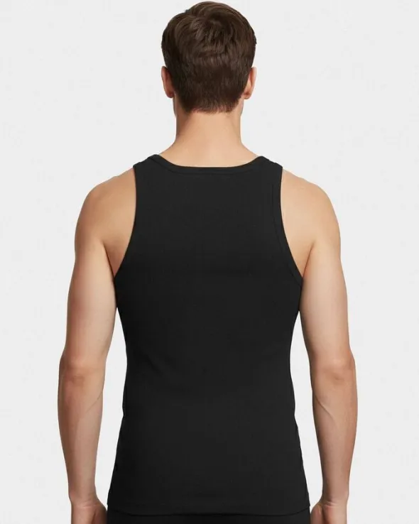 Tanktop Fine Rib Pure Cotton