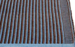 Tapis-140 x 200-Chestnut and blue