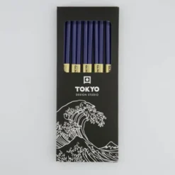 TDS Bamboo Chopstick Set/5 D. Blue