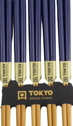 TDS Bamboo Chopstick Set/5 D. Blue