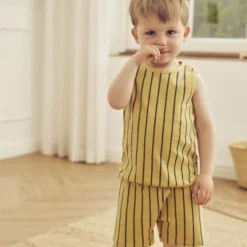 Terry stripe shorts baby