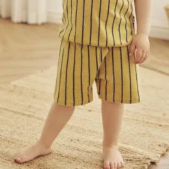 Terry stripe shorts baby