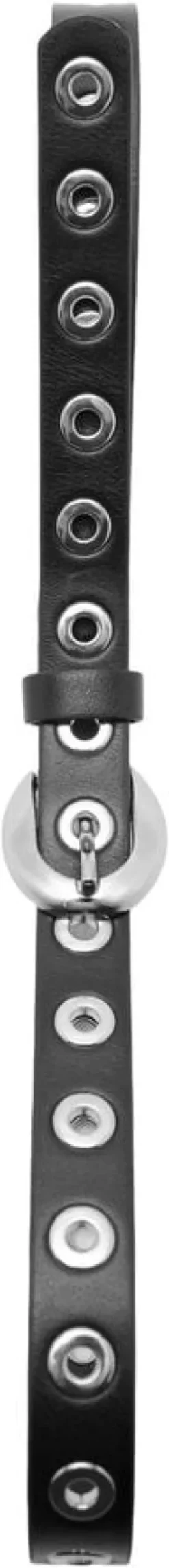 Thin eyelets belt