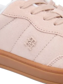 TH Monogram Plaque Suede Trainers