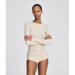 Thyra L/S Cotton Top Drop Needle GOTS