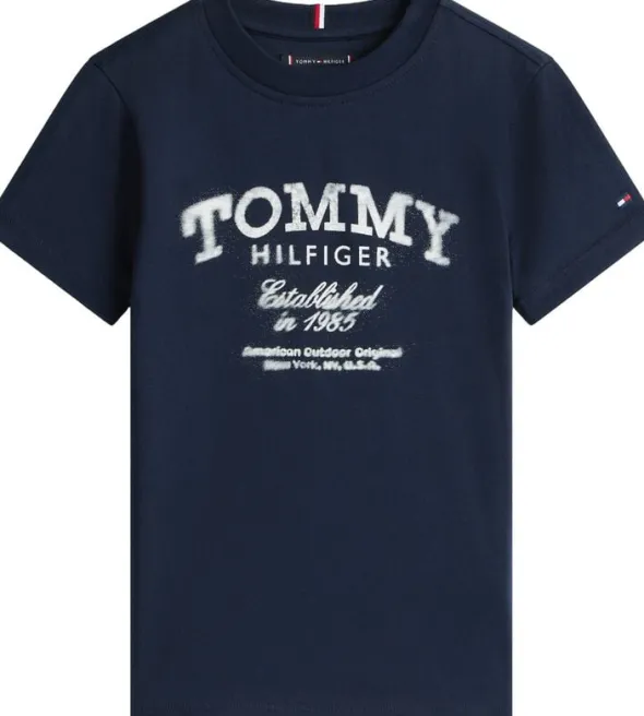 TOMMY FADED PRINT T-SHIRT SS