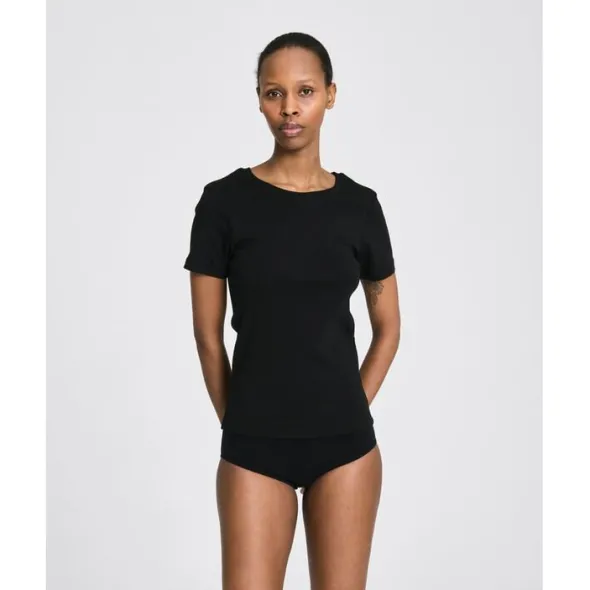 Trille Cotton Top 1x1 Rib Tee GOTS