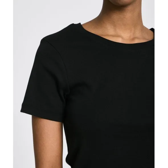 Trille Cotton Top 1x1 Rib Tee GOTS