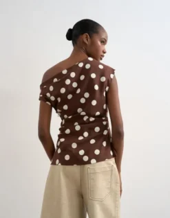 TSCASA CINCHED WAIST TOP WVN