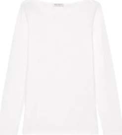 T-shirt, long sleeve, boat neck