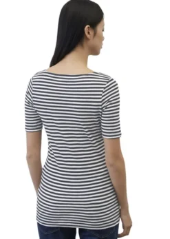 T-shirt, short sleeve, boat neck, s