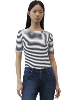 T-shirt, short sleeve, boat neck, s