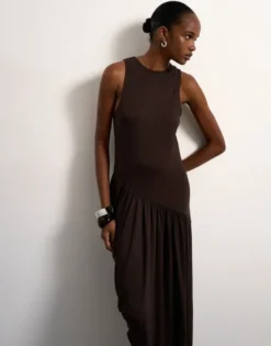 TSJULIE BUBBLE HAM MAXI DRESS JRS