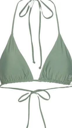 Uluwatu padded triangle bikini top - Army