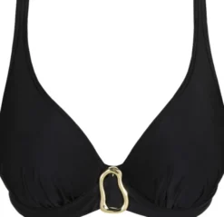 Uvita padded plunge bikini top