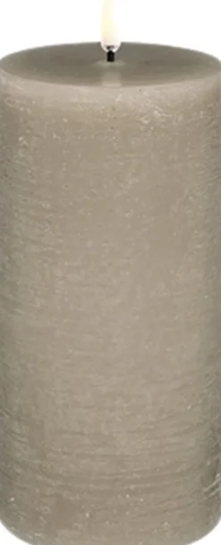 UYUNI LIGHTING - Pillar LED Candle - Sandstone - 7,8 x 15,2 CM