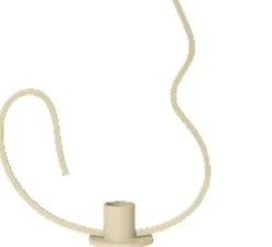 Valse Candle Holder - Low - Cashmere