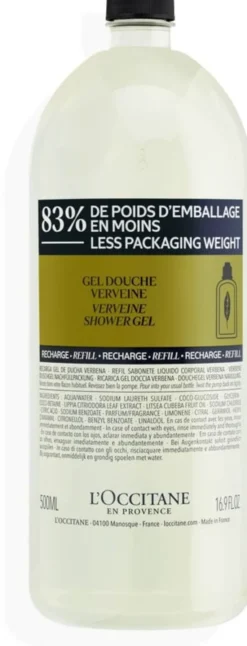 Verbena Refill Shower Gel 500ml