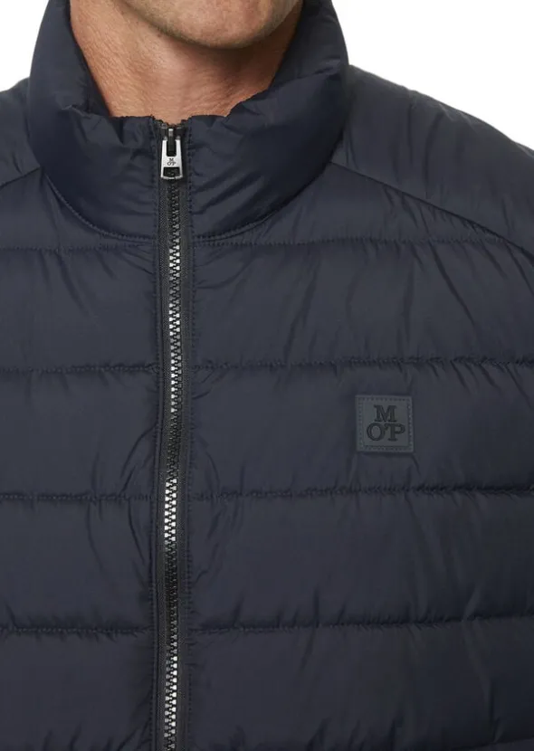 Vest, sdnd, stand-up collar, zip po