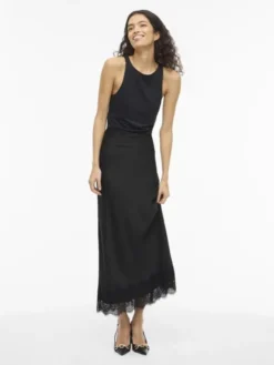 VIELLETTE HW ANKLE LACE SKIRT - NOO