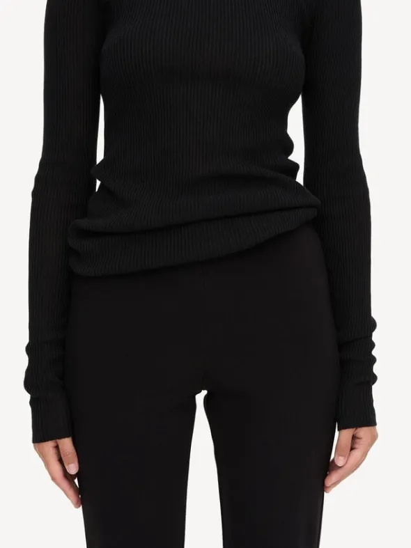 Vilanna byxor med hög midja