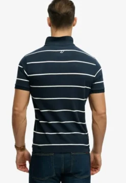 VINTAGE STRIPE JERSEY POLO