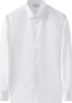 White Signature Twill Shirt - Contemporary Fit