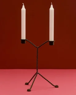 Wire Candleholder-Green