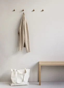 Wooden Wall Hook, Oak 100%