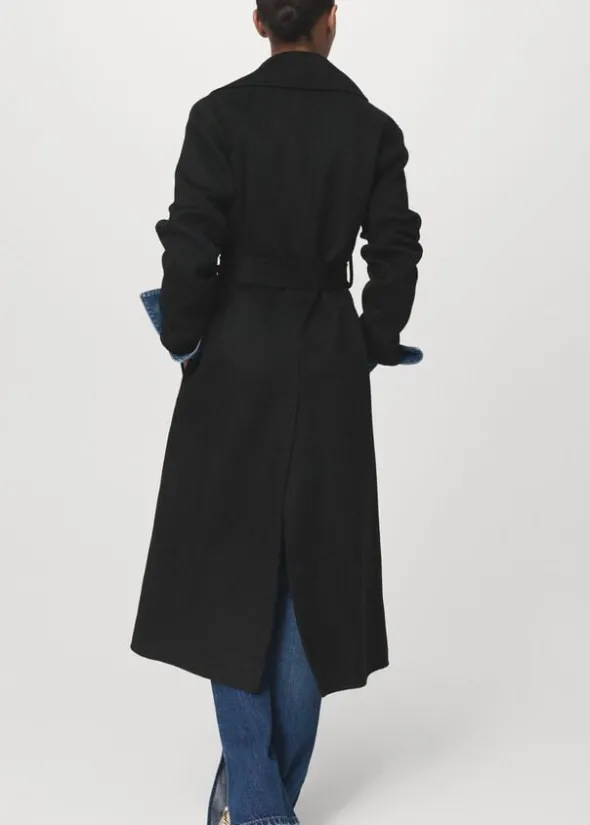 WOOL BLEND COAT. -- BATIN