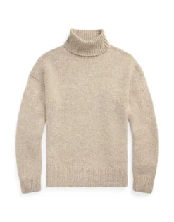 Wool-Blend Turtleneck Sweater