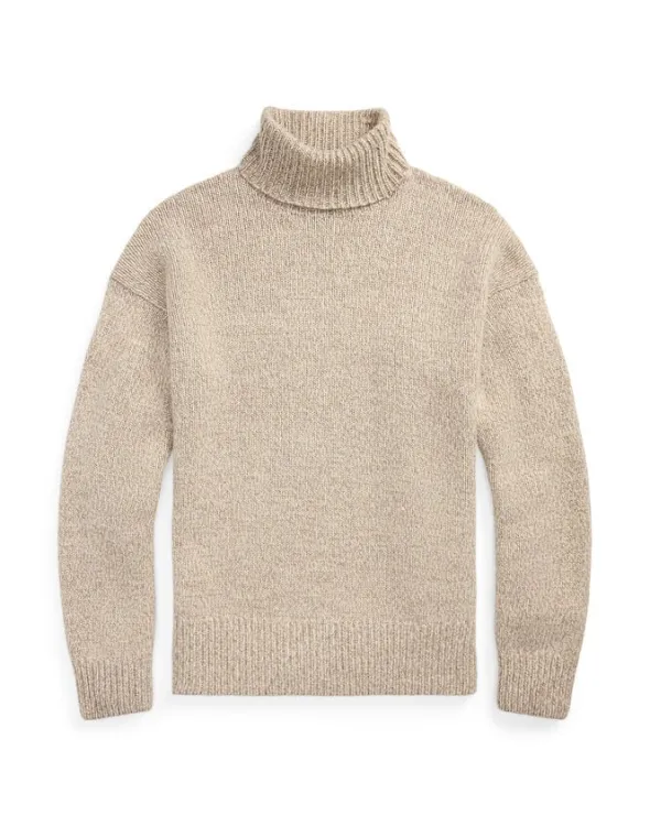 Wool-Blend Turtleneck Sweater