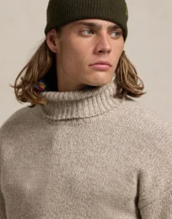 Wool-Blend Turtleneck Sweater