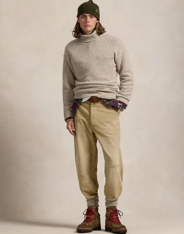Wool-Blend Turtleneck Sweater