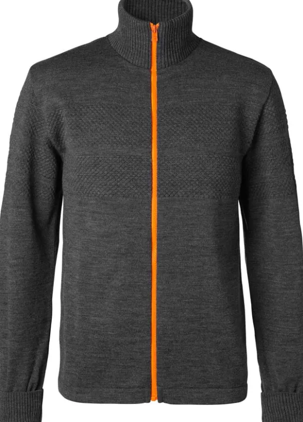 100% Wool Klemens Zip Kontrast