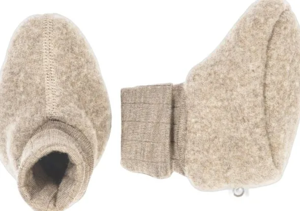 Woolly fleece booties