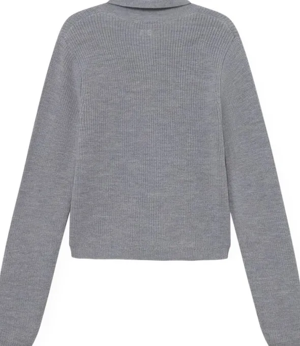 Wool Zip Cardigan Keep Me
