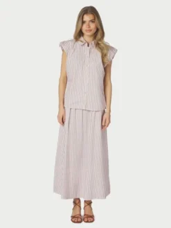 Yara Long Double Stripe Skirt