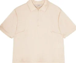 ZIPPED POLO TOP